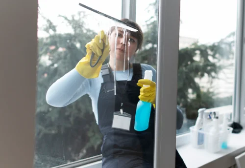 Nettoyage de vitres intérieures et extérieures à la Celle-les-Bordes